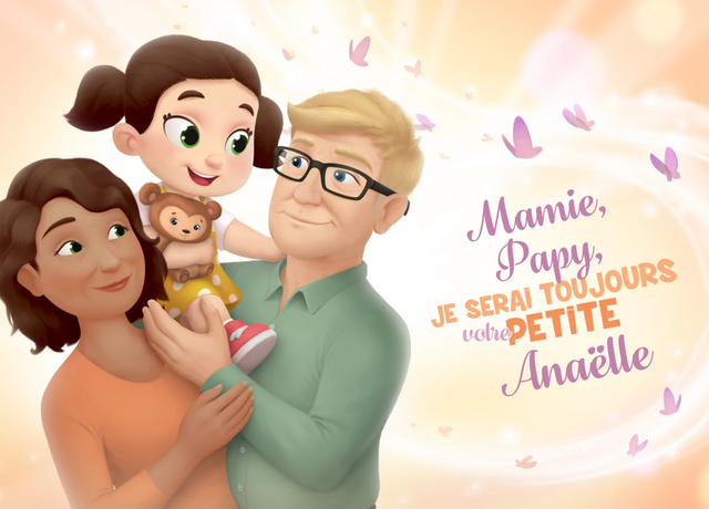 Mamie, Papy, je serai toujours votre petite Anaëlle