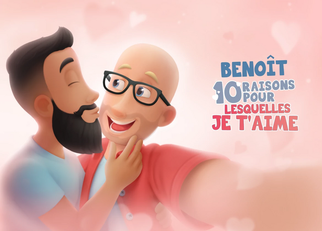 Benoît, 10 raisons pour lesquelles je t'aime