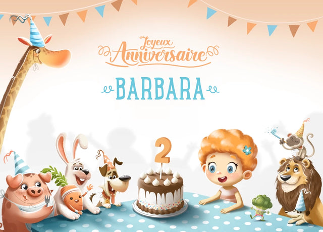 Joyeux 2ème anniversaire, Barbara