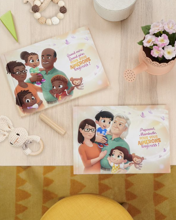 Quel cadeau pour Papy et Mamie ? Un livre personnalisé !
