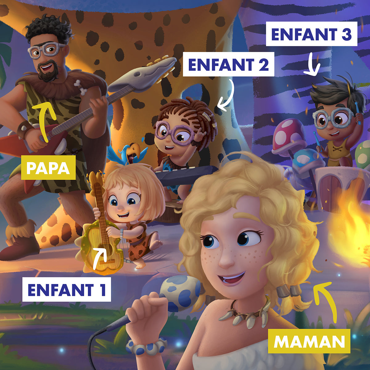 Disponible : le livre personnalisé pour jusqu’à 5 membres de la famille !