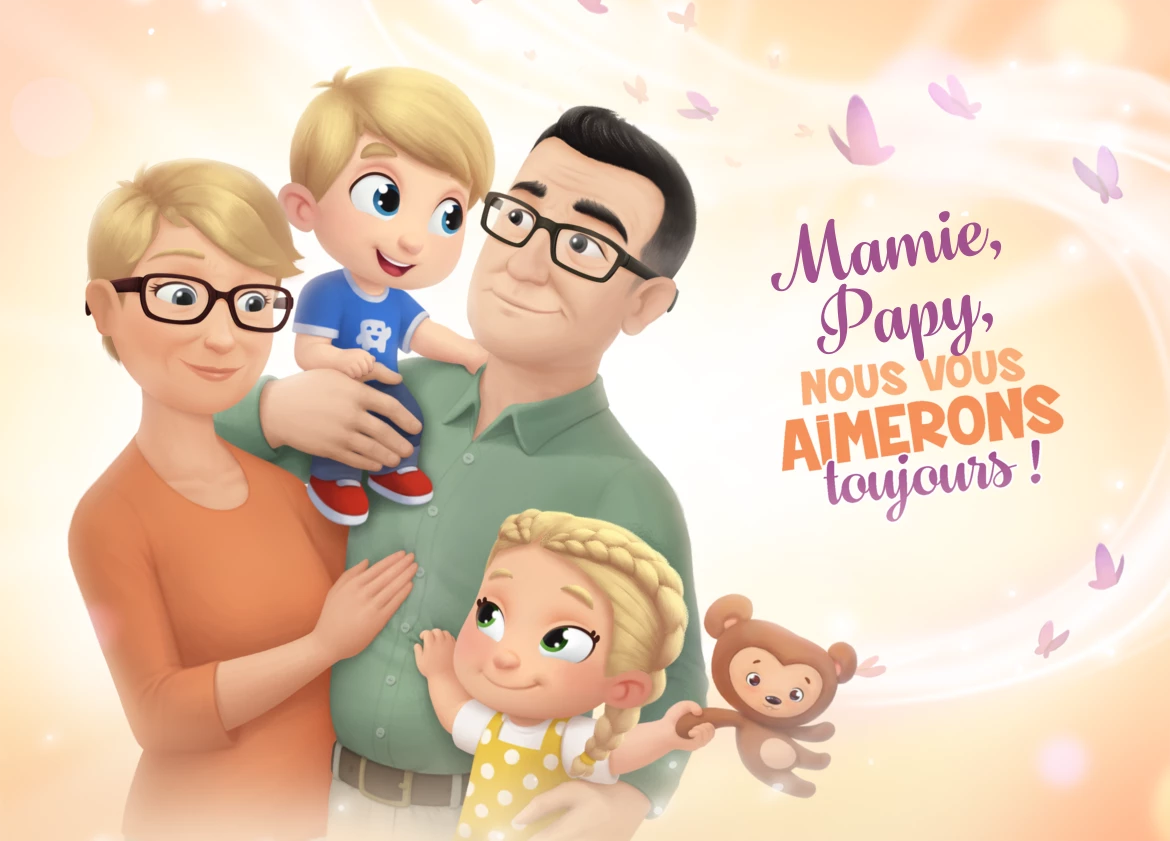 Papy, Mamie, nous vous aimerons toujours !