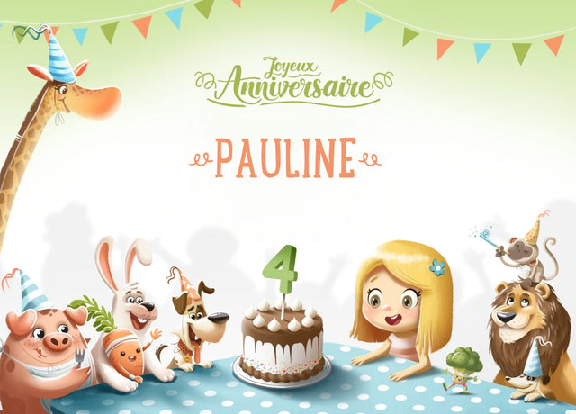 Joyeux 4ème anniversaire, Pauline