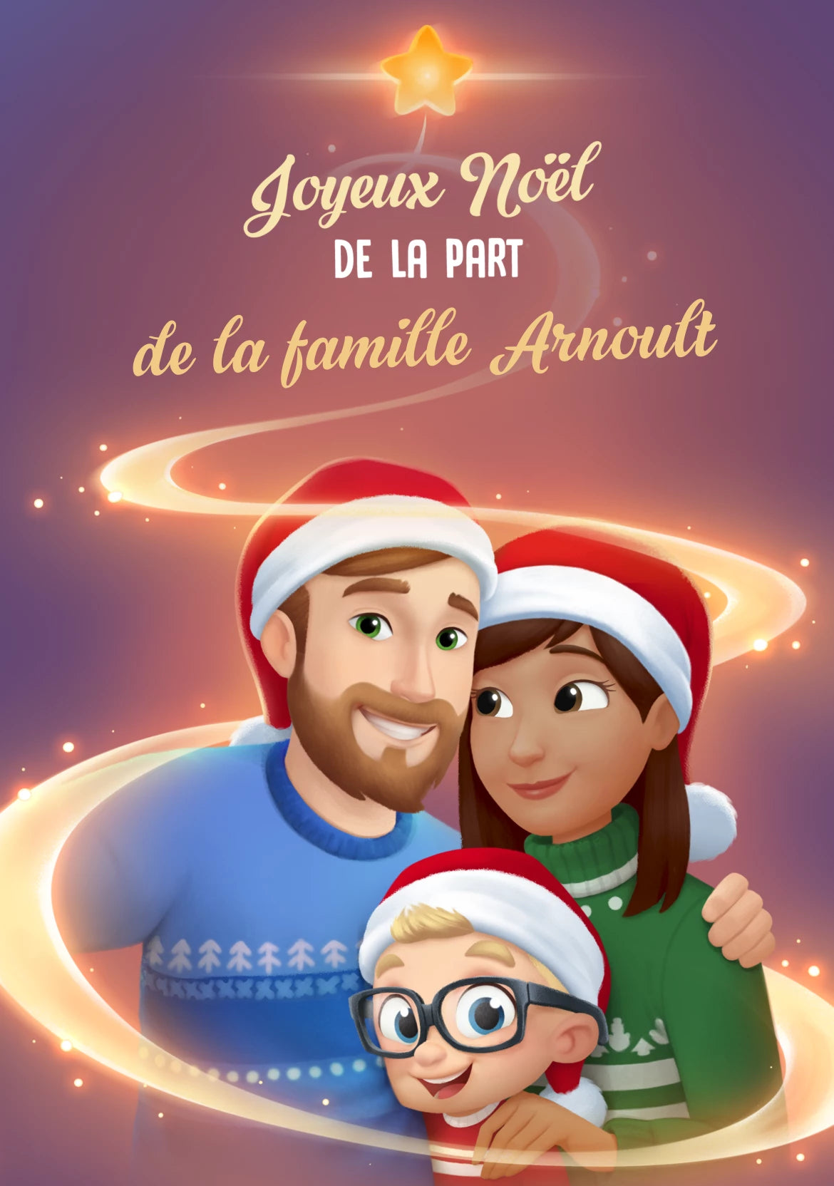 Joyeux Noël de la part de la famille Arnoult
