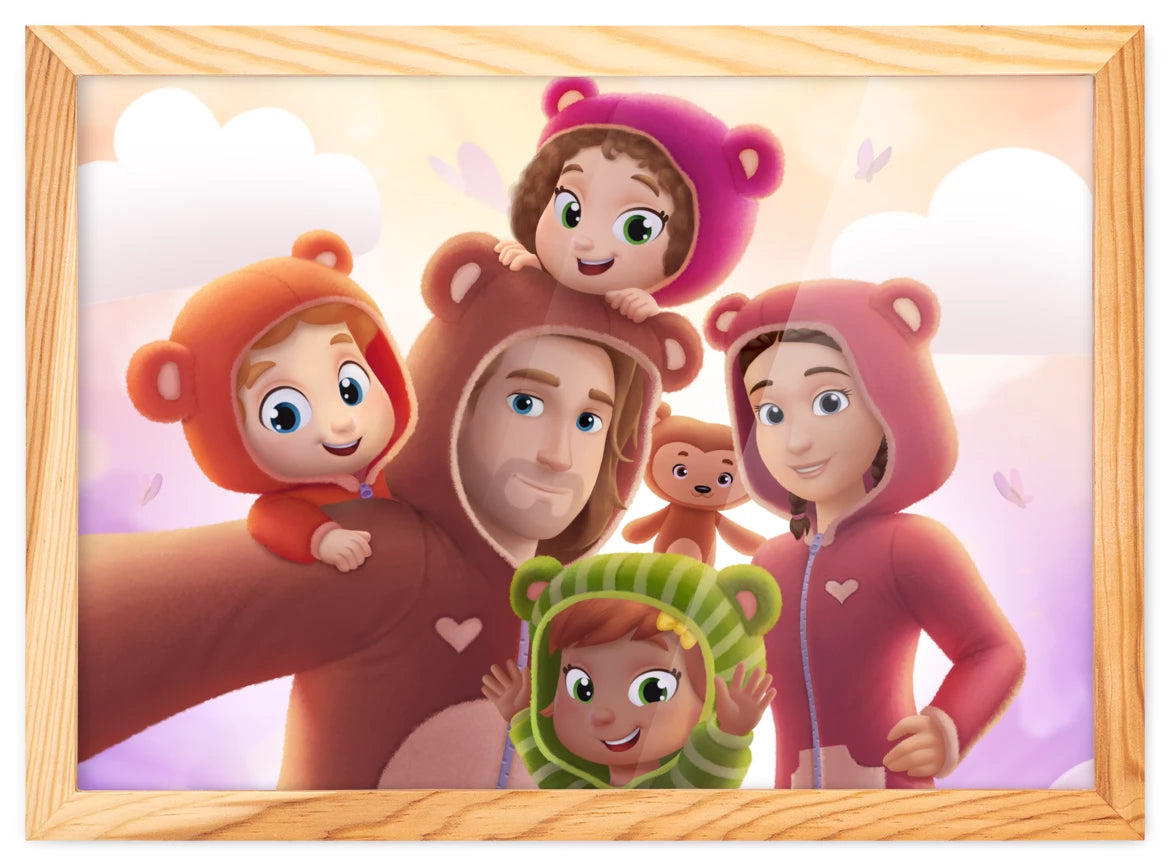 Portrait de famille à 5