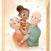 Portrait grands-parents + enfant