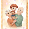 Portrait grands-parents + enfant