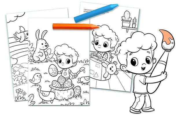 Coloriage de Pâques gratuit