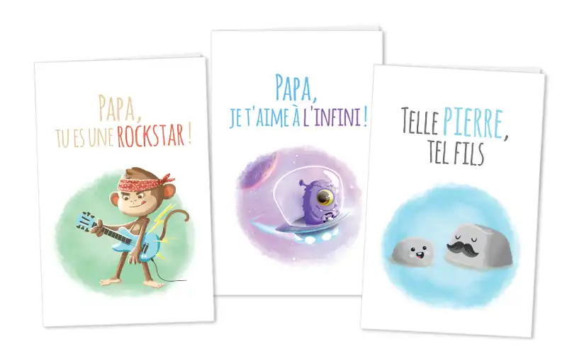 Cartes gratuites pour la fête des pères