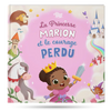 Couverture du livre personnalisé pour les petites princesses. Un cadeau précieux et unique.