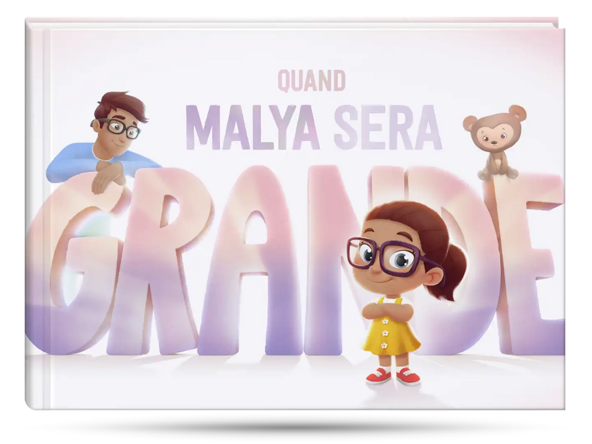 Livre personnalisé pour Papa et sa fille sur les futurs métiers.
