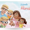 5 personnes peuvent être insérées dans ce livre personnalisé pour les familles.