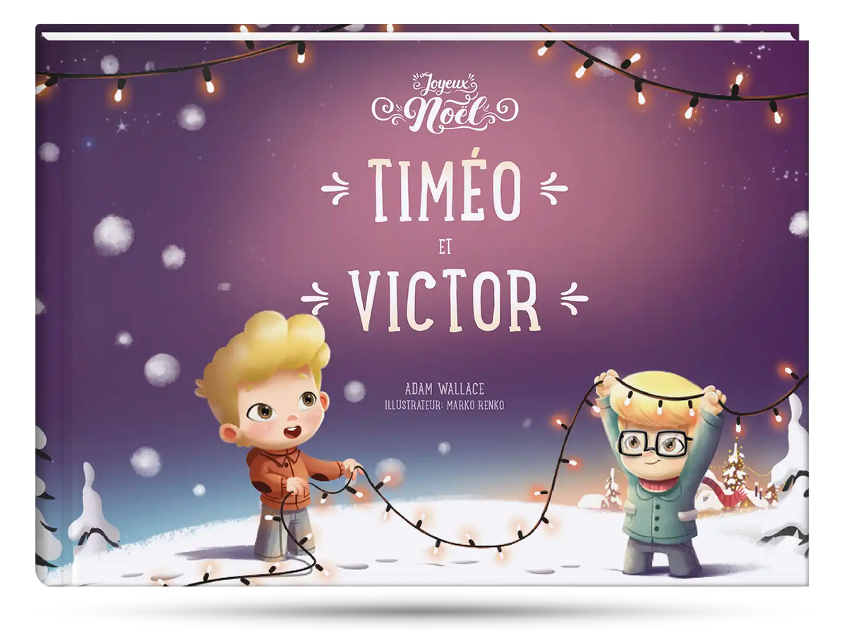 Un cadeau de Noël pour deux enfants : un super livre à personnaliser et qui comptera dans leur imaginaire.