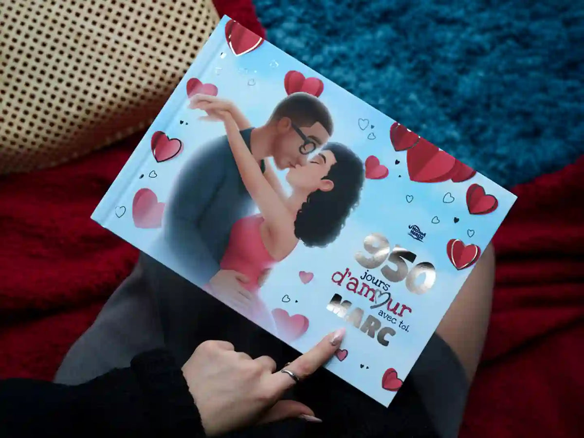Surprenez votre mari ou votre femme pour la Saint-Valentin avec l’édition Lovedays Premium, avec une couverture brillante et des histoires pleines d’amour.
