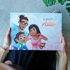 Livre familial à personnaliser et offrir pour Noël, un anniversaire ou la fête des pères.