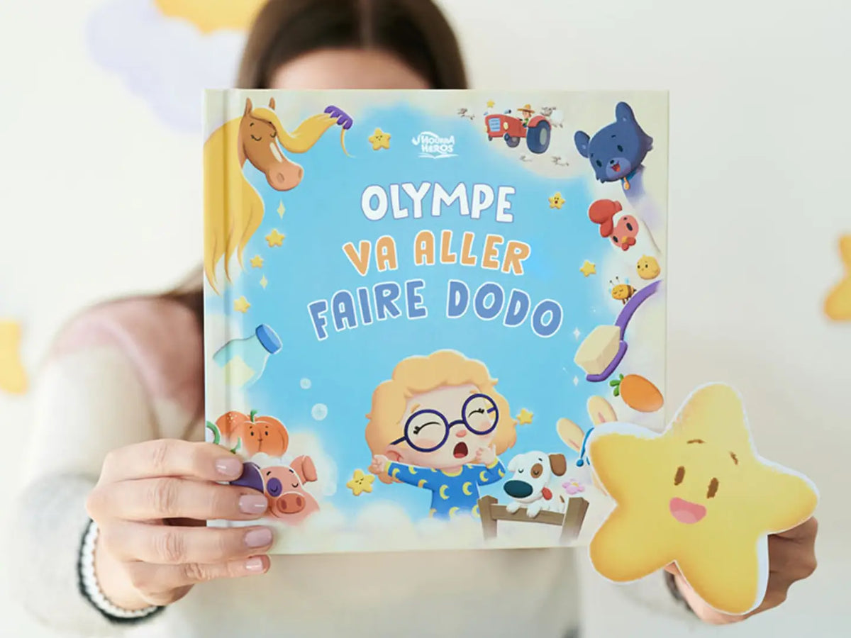 Le livre personnalisé idéal pour inviter les petits à dormir sagement. Un cadeau utile et unique.