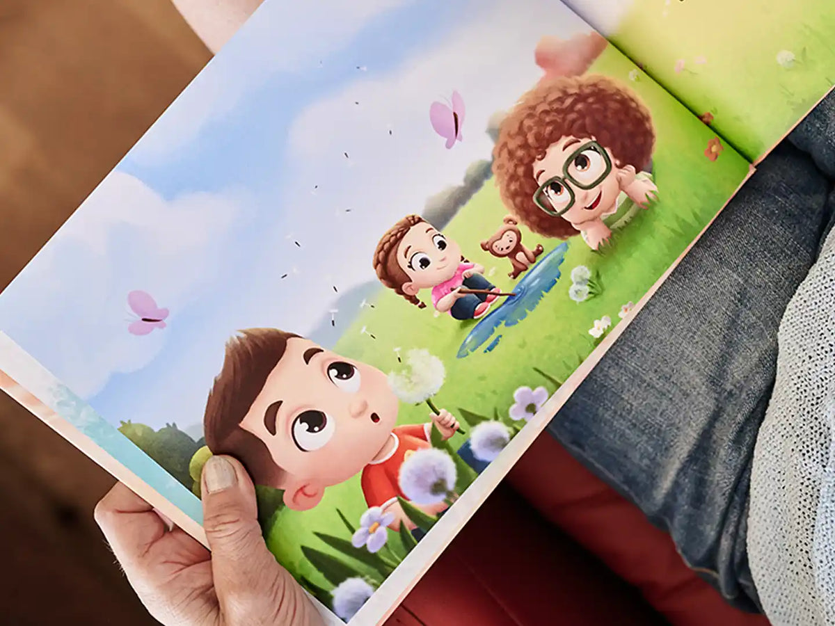 De belles histoires à personnaliser et à choisir sont disponibles dans ce cadeau idéal pour Mamie, Papy et les petits enfants.