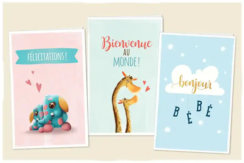 Cartes pour nouveaux-nés