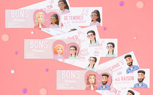 Bons d'amour gratuits