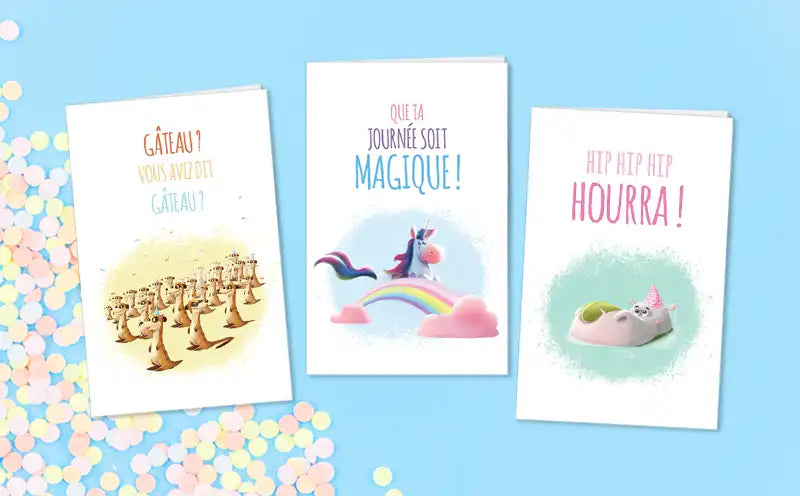 Cartes d'anniversaire gratuites - Hourra Heros