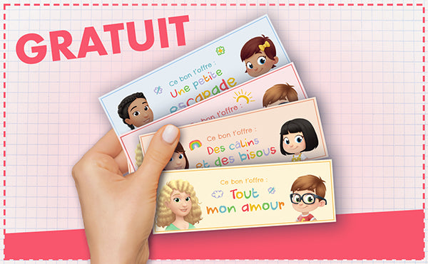 Bons personnalisés gratuits pour Maman