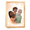 Portrait grands-parents + enfant