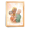 Portrait grands-parents + enfant