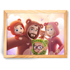 Portrait de famille à 4