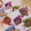 Chaque enfant est personnalisé dans ce livre personnalisé pour cinq enfants, qui constitue un cadeau tout à fait unique pour une famille de cinq enfants.