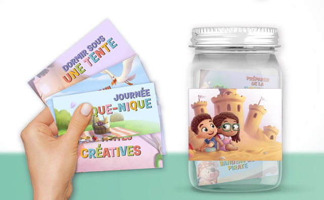 Cartes fantastiques gratuites personnalisées pour deux enfants
