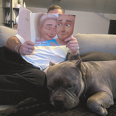 Ce livre d'amour personnalisé est parfait à offrir pour la Saint-Valentin à votre copain ou amoureux.