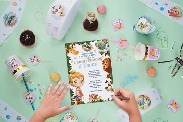 Invitations d'anniversaire personnalisés gratuites