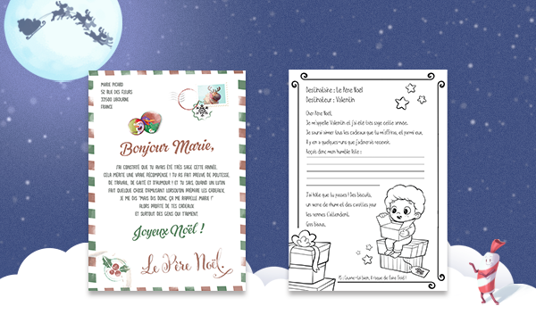 Lettre au Père Noël personnalisée gratuite