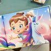 Une des illustrations du livre d'anniversaire personnalisé pour le premier anniversaire des enfants.