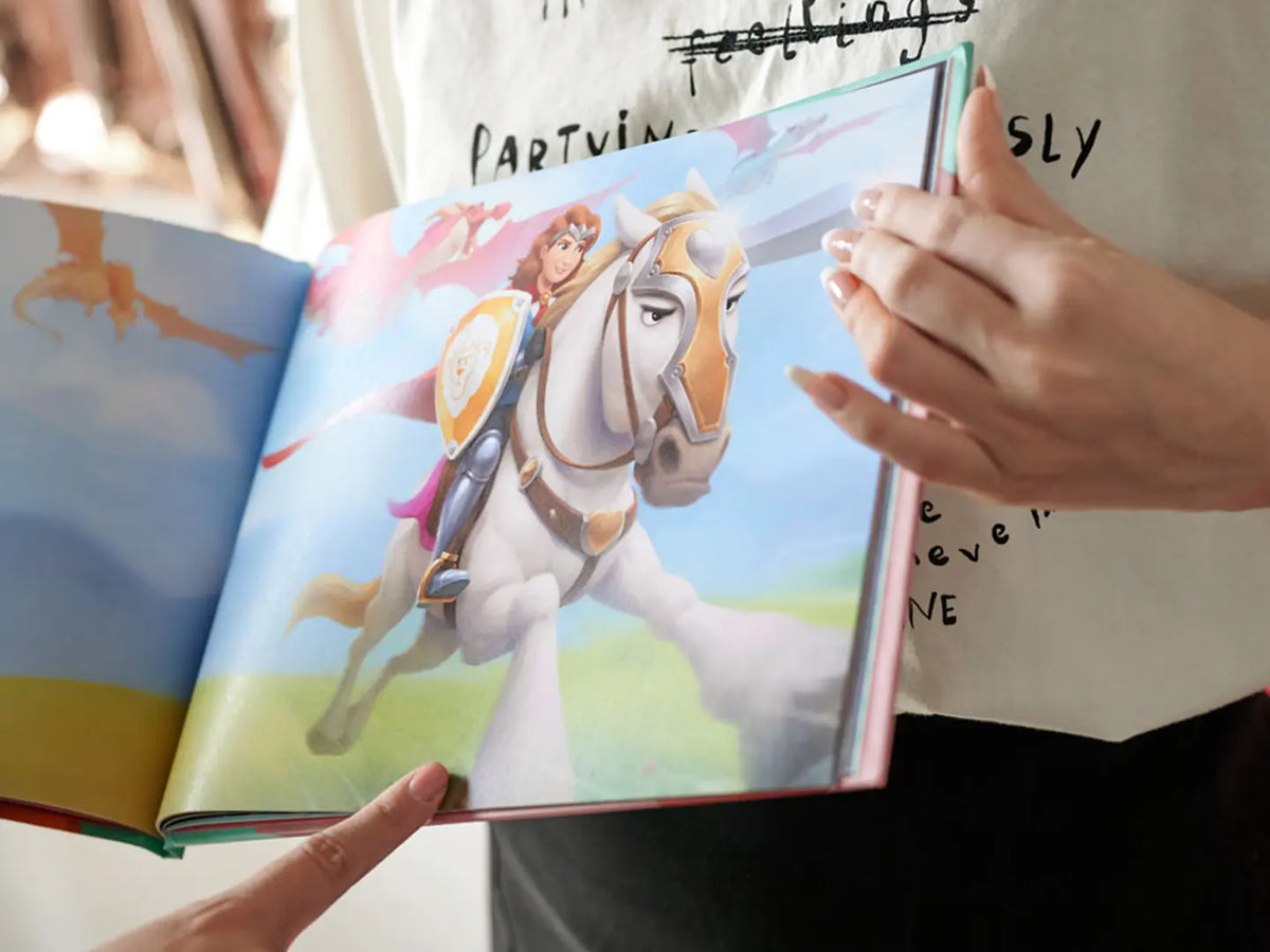 Une illustration d'un livre personnalisé pour les amis.