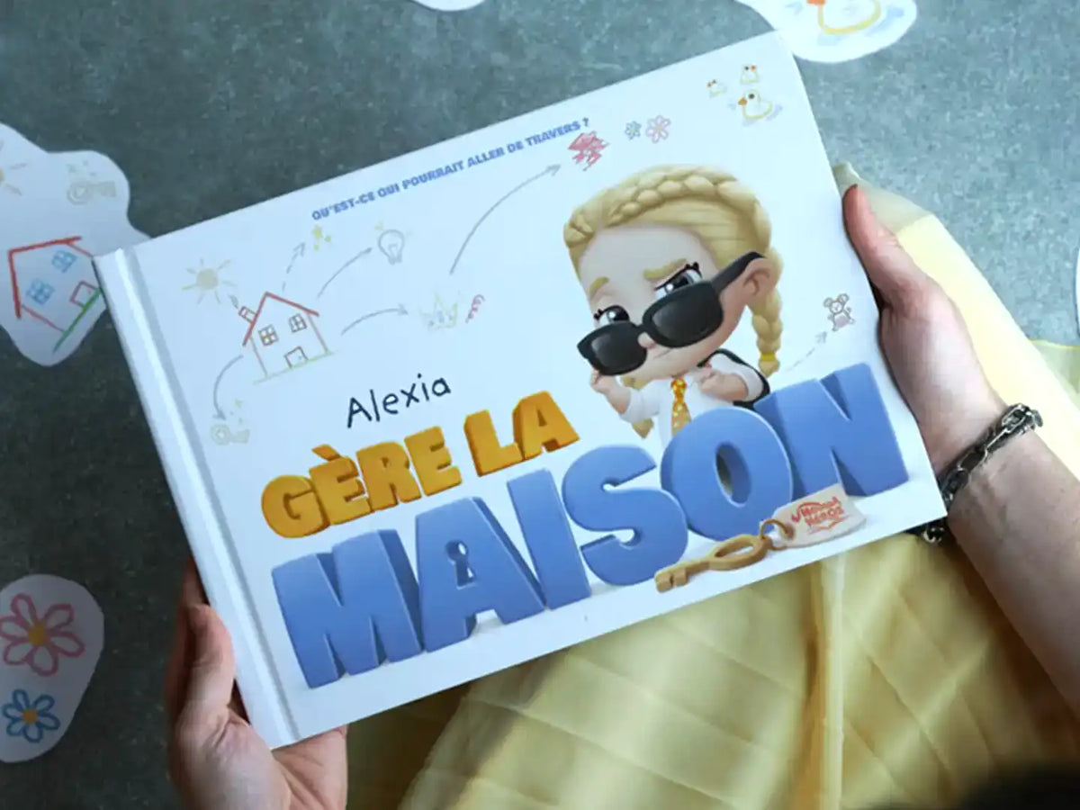Le nouveau livre amusant Amelia gère la maison est entièrement personnalisé et plein d'histoires drôles.