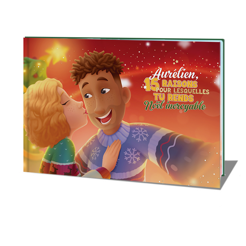Le meilleur cadeau de Noël DIY pour les couples avec ce livre d'amour personnalisé.