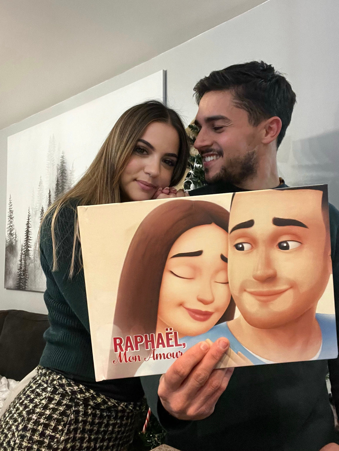 Livre d'amour de la Saint-Valentin pour un couple.